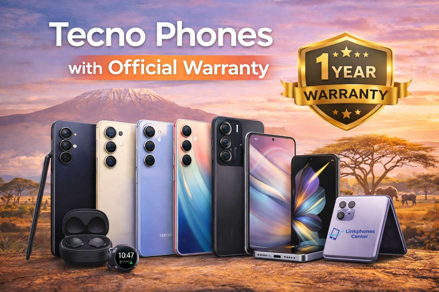 Tecno Phones with Official Warranty to Buy
