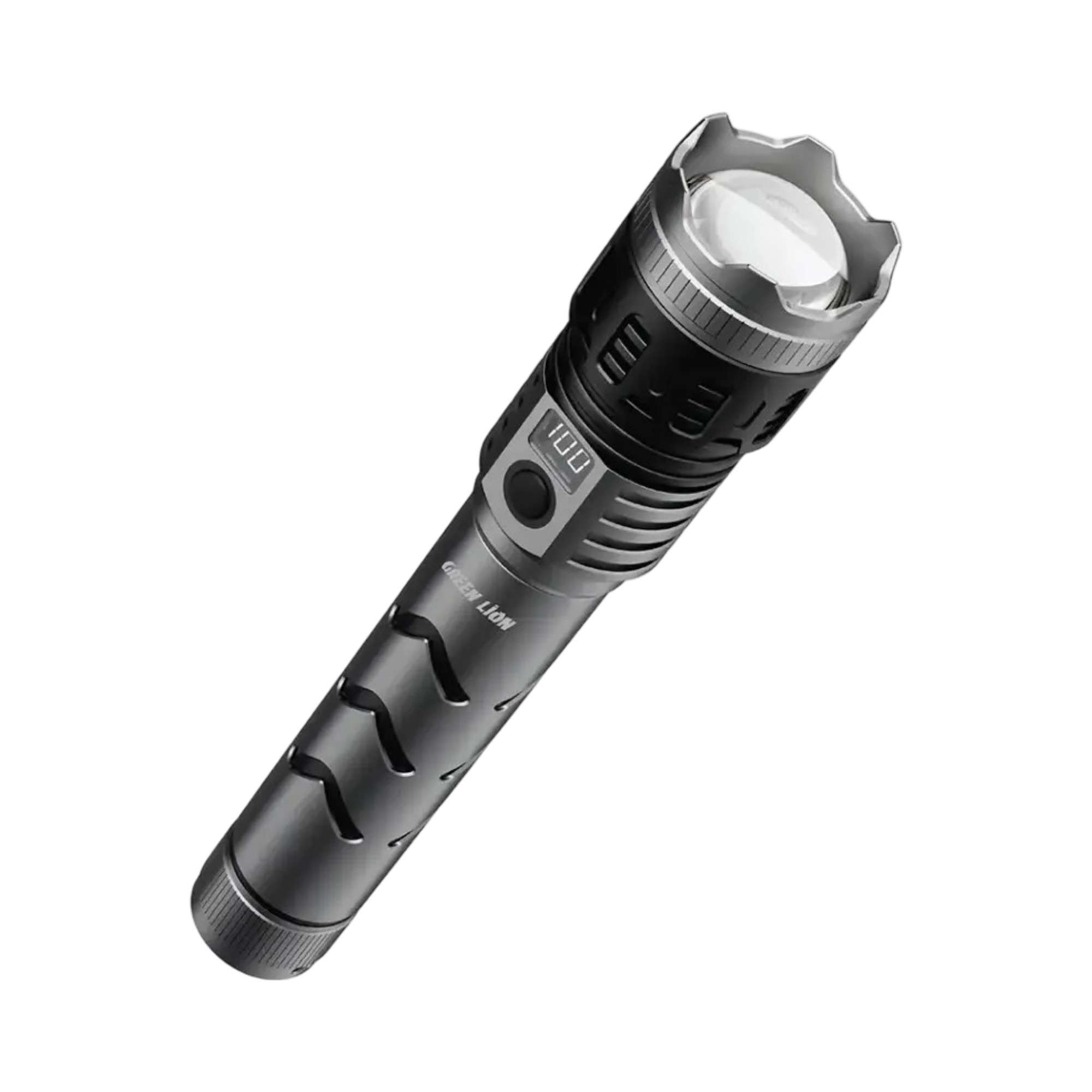 Green Lion Hunter Portable LED Torch 5000mAh | 2000 Lumens - Linkphones Center