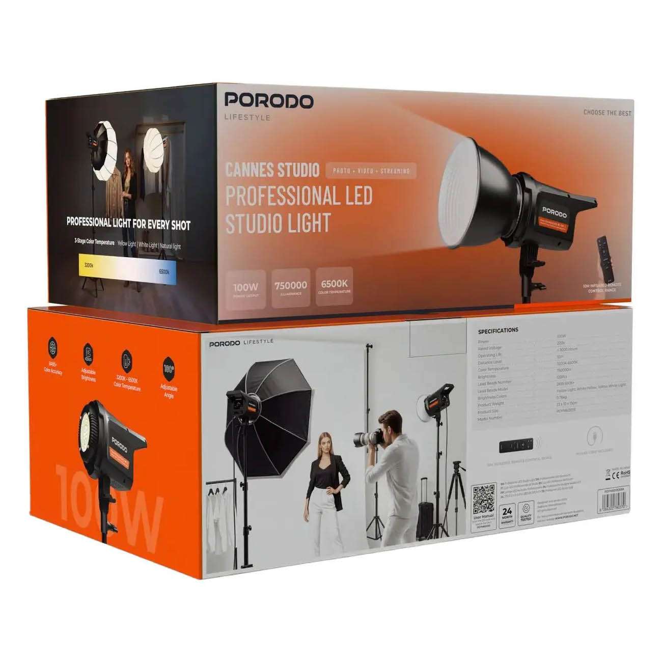 Porodo Professional LED Studio Light Price in Kenya, Specifications & Features