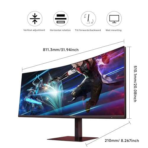 Xiaomi Curved Gaming Monitor G34WQi - Linkphones Center