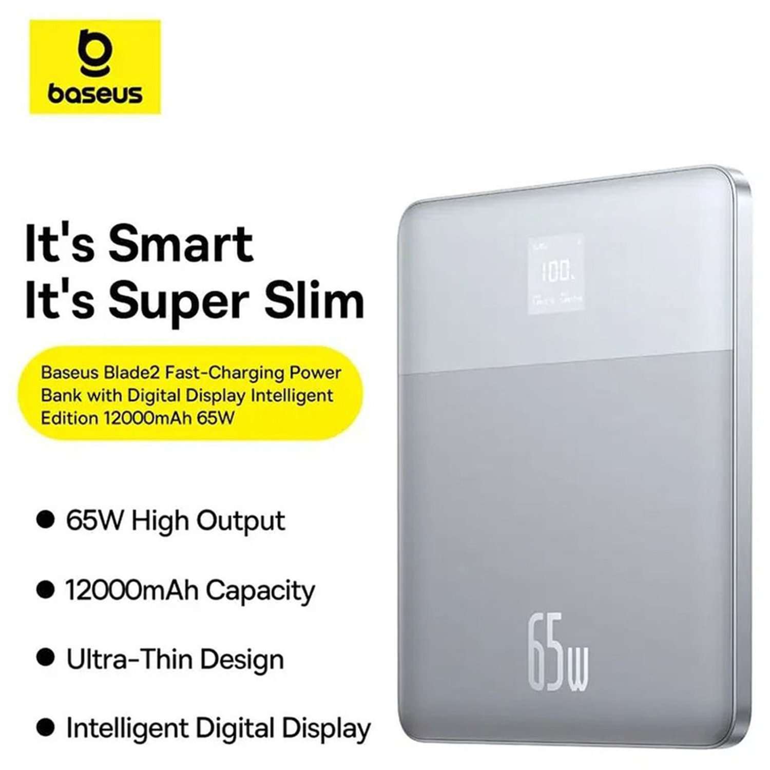 Baseus Blade 2 12000MAH 65W - Linkphones Center