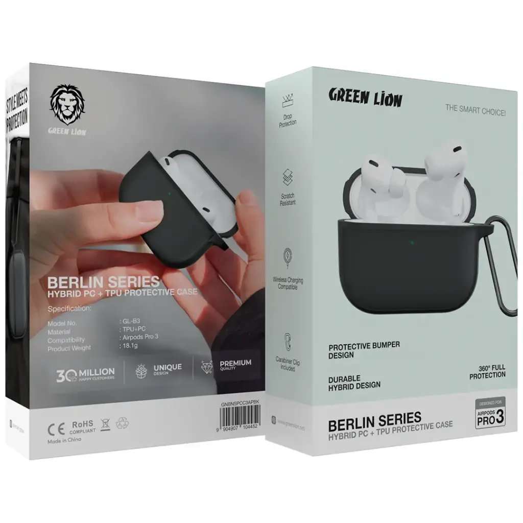Green Lion Berlin Series Case AirPods Pro 3 - Linkphones Center