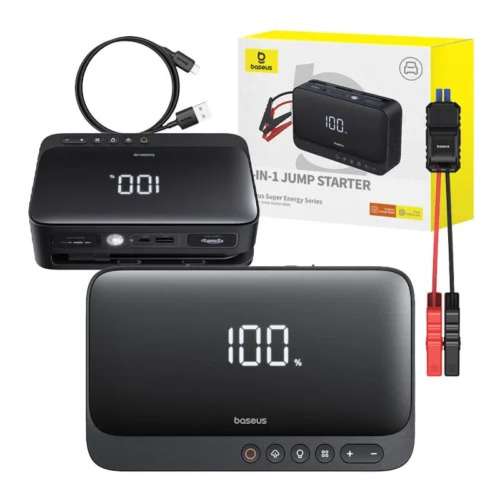 Baseus 4-in-1 Car Jump Starter 600A - Linkphones Center