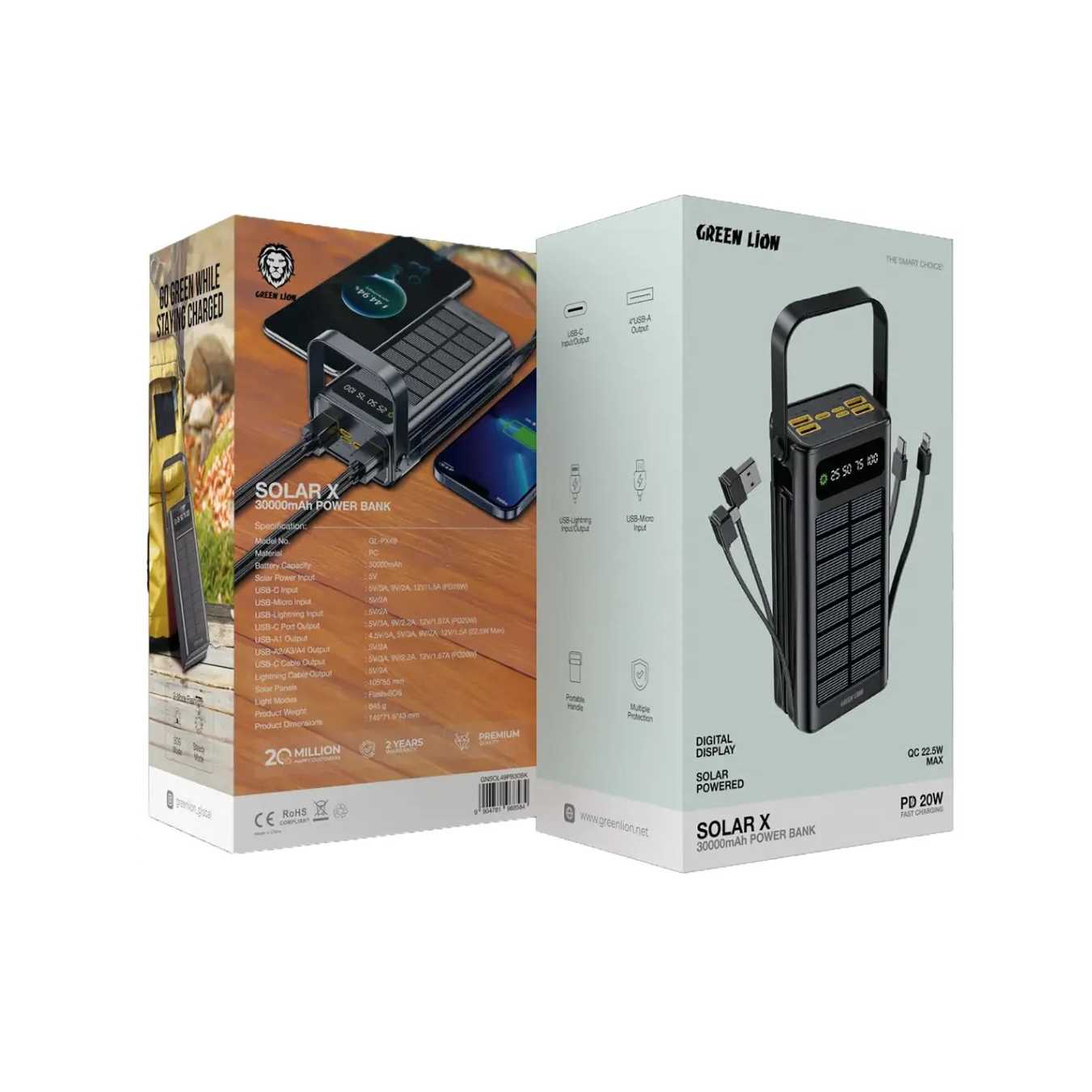 Green Lion Solar X 30000mAh PD 20W Power Bank Price in Kenya