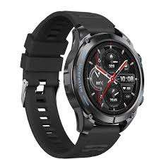 Powerology Titan Smartwatch 1.43 AMOLED GPS+BT Khaki Silicone Sport Strap - Linkphones Center