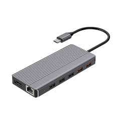 Powerology PD 100W 12-in-1 USB-C Hub With 3.2 10Gbps - Linkphones Center