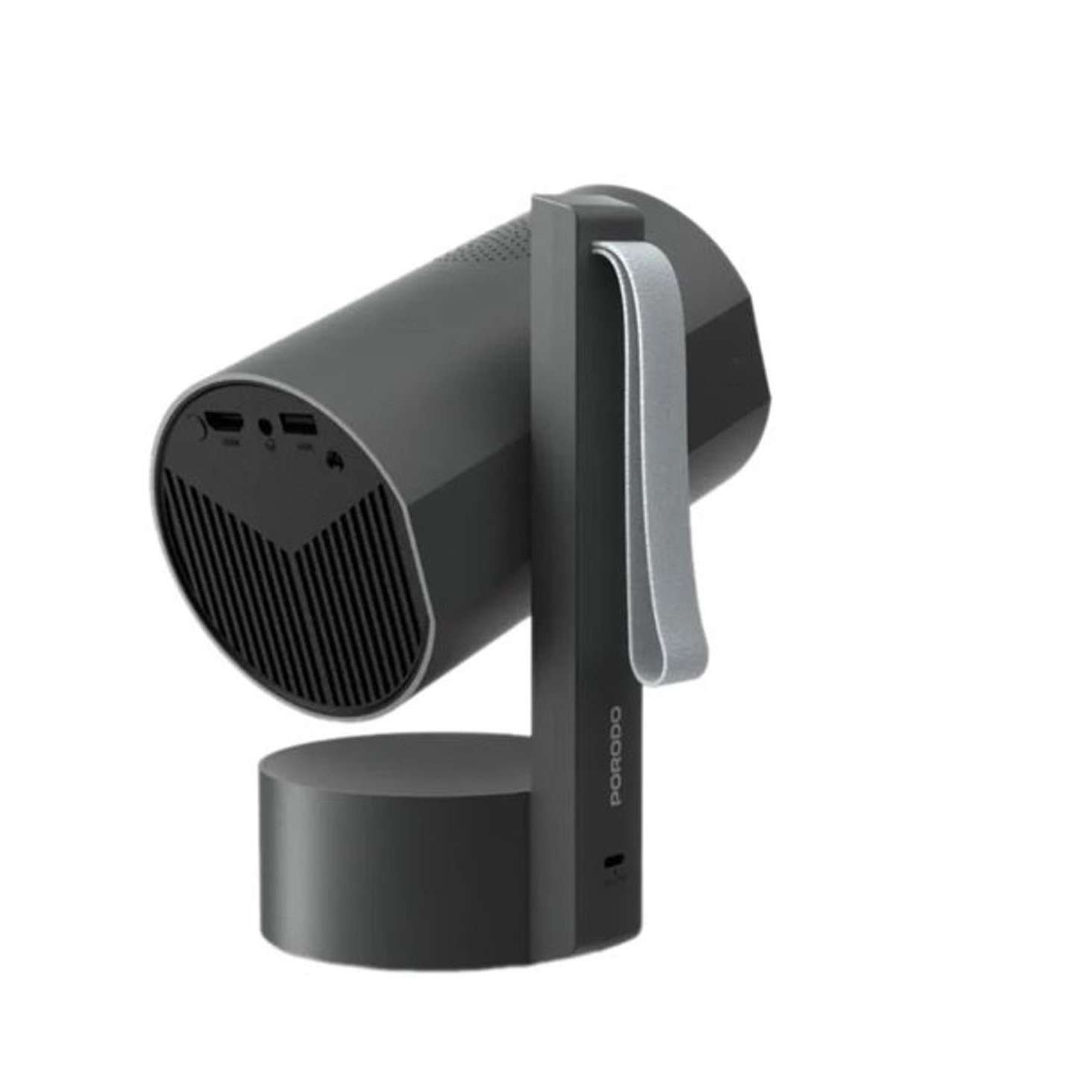 Porodo Premiere 65W 3" Portable Smart Projector 270° 250 ANSI 1080P HD Android 13 - Linkphones Center