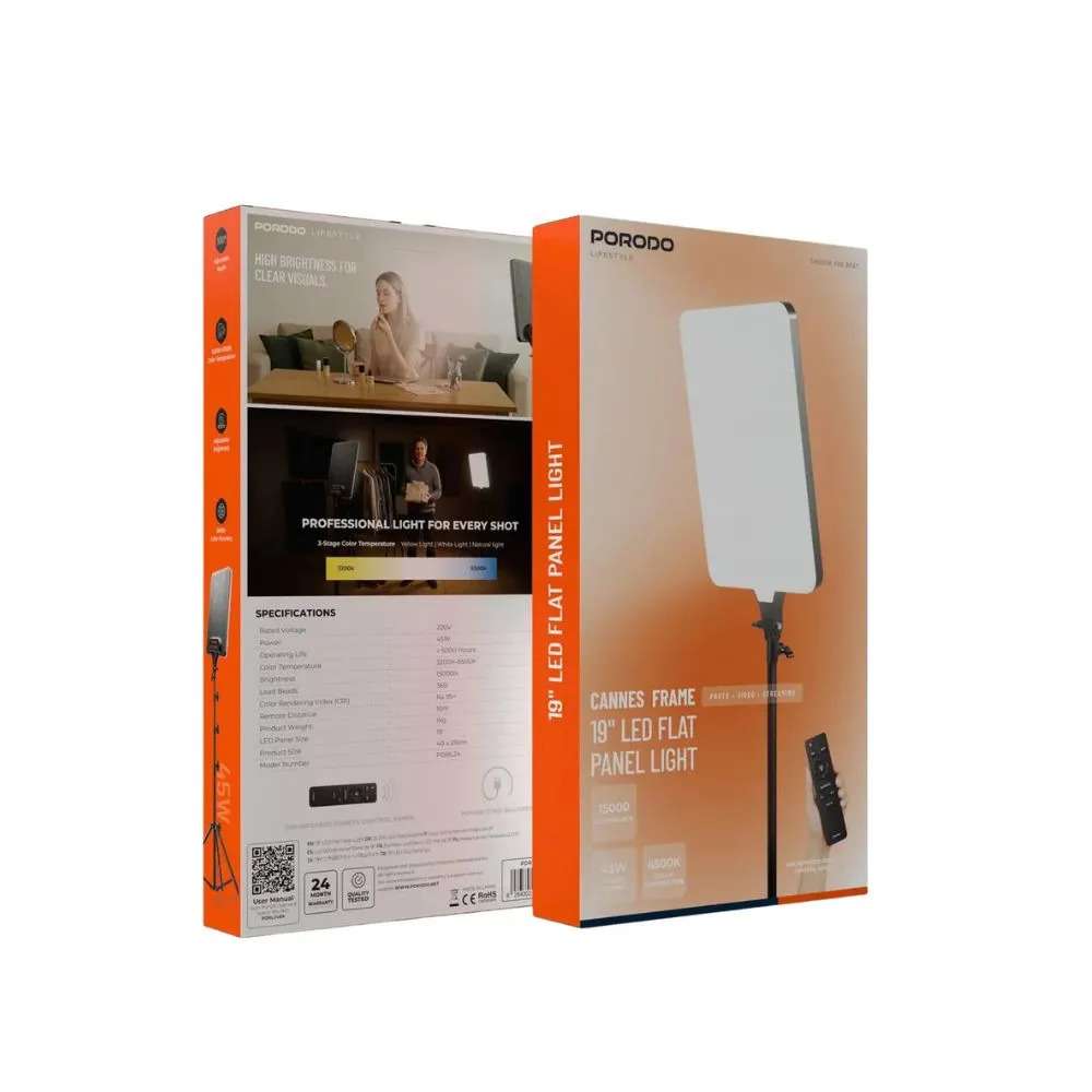 Porodo Lifestyle 19" LED Flat Panel Light Price in Kenya, Specifications & Features