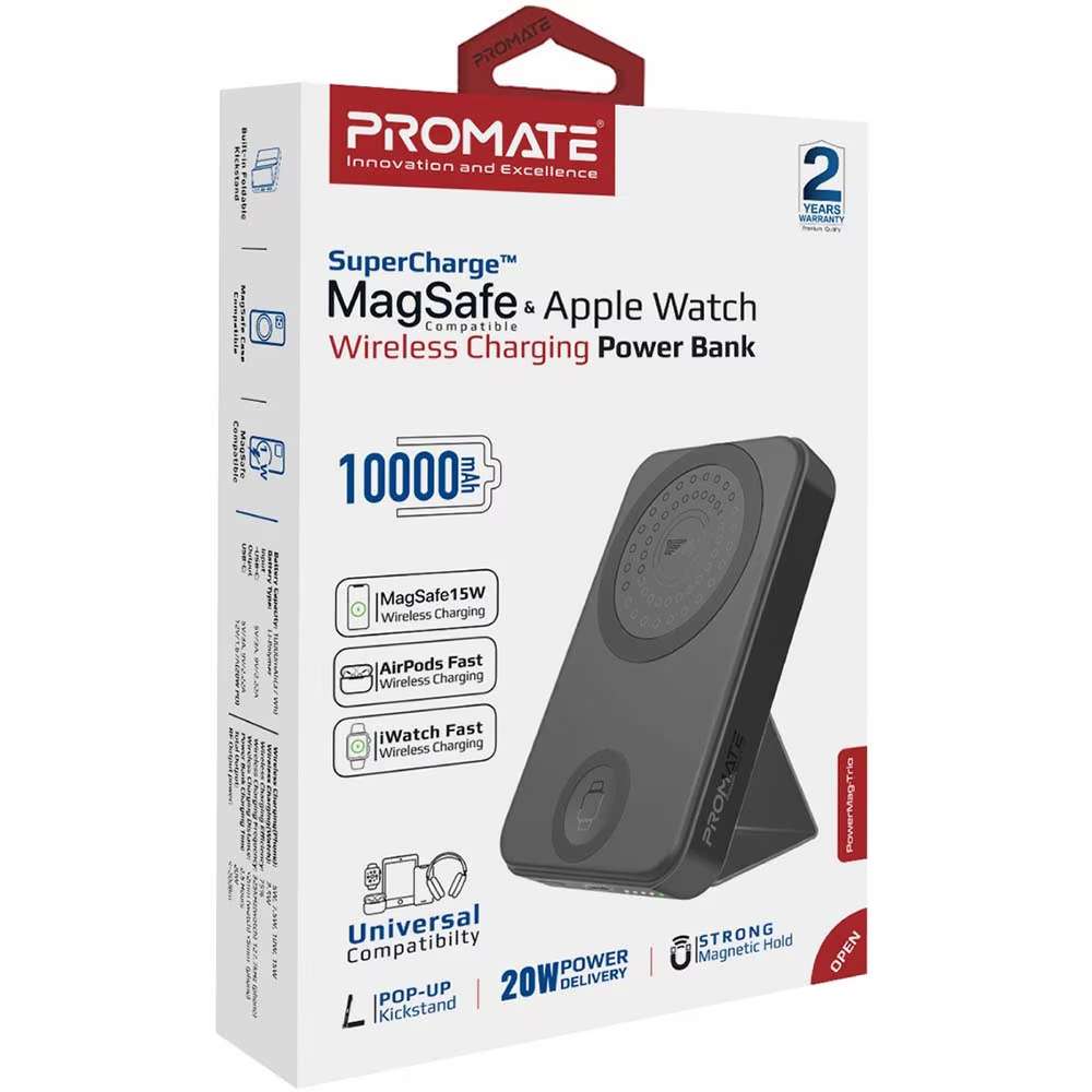 Promate Powermag Trio - Linkphones Center